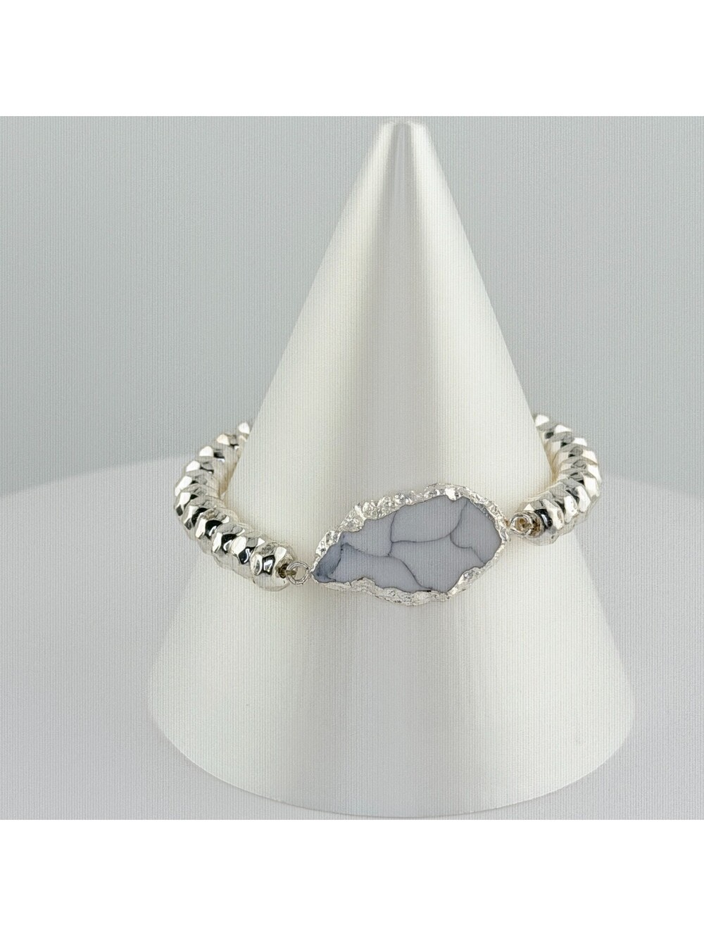 Bomb Party Single Stack Bracelet - on Silver Plating #140